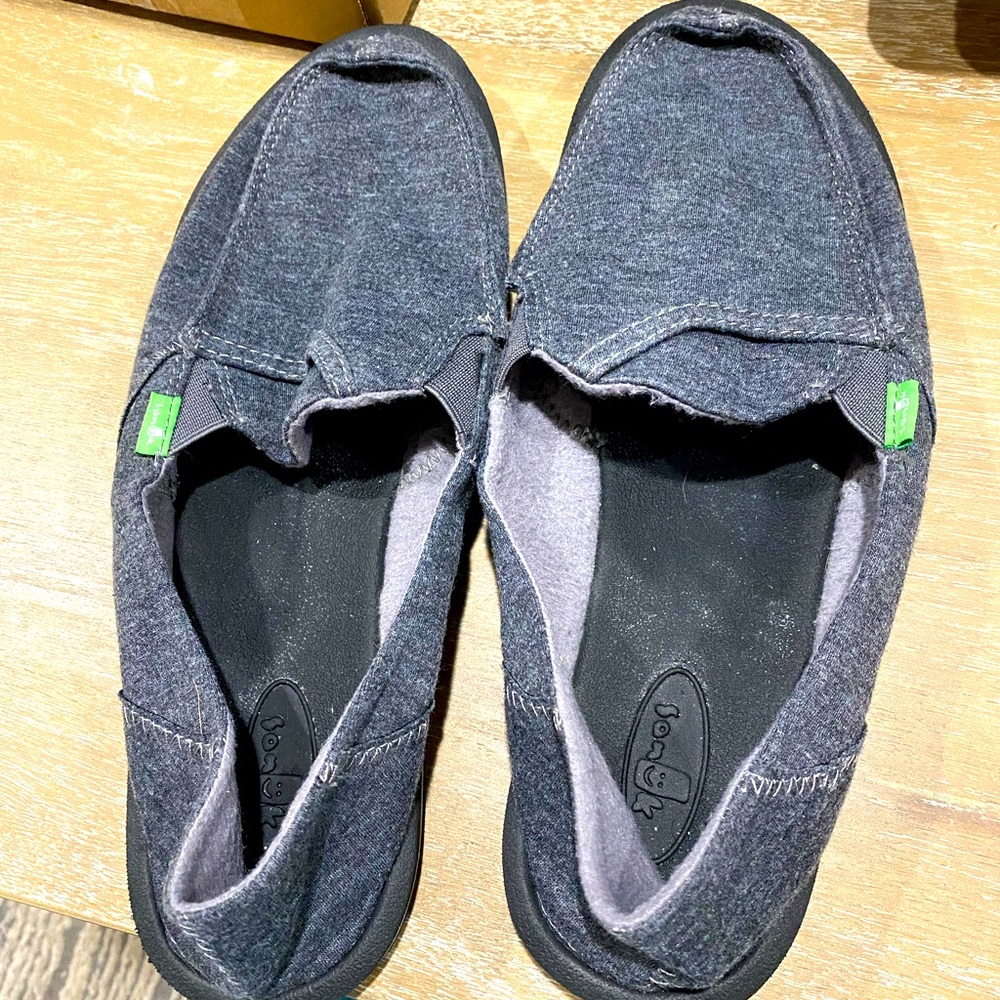 Sanuk pick pocket fleece flats - women’s 11